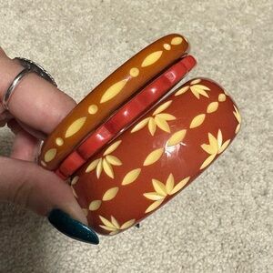 3 Splendette Bangles pinup tiki style